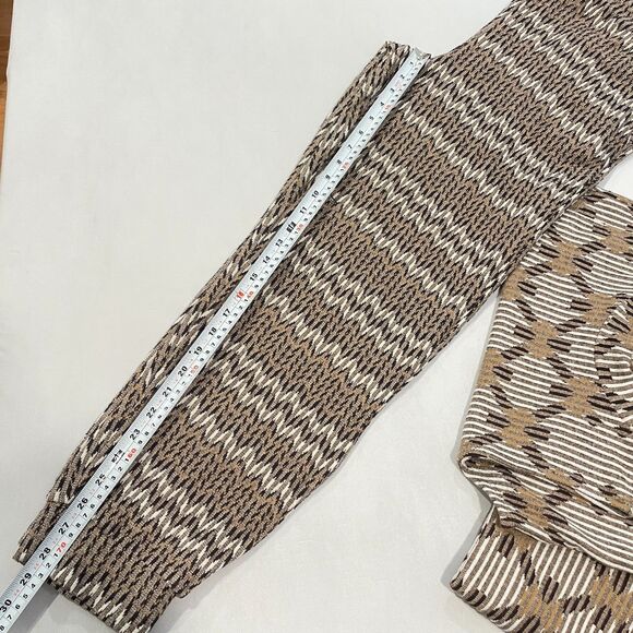 ~ Anthropologie LG P * 3pc Boho Set Bundle Top Skirt Pants-Retro Brown Black LGp - Picture 14 of 16